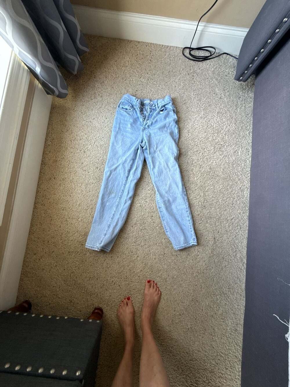 PacSun High Rise Straight Light Wash Jeans Size 23